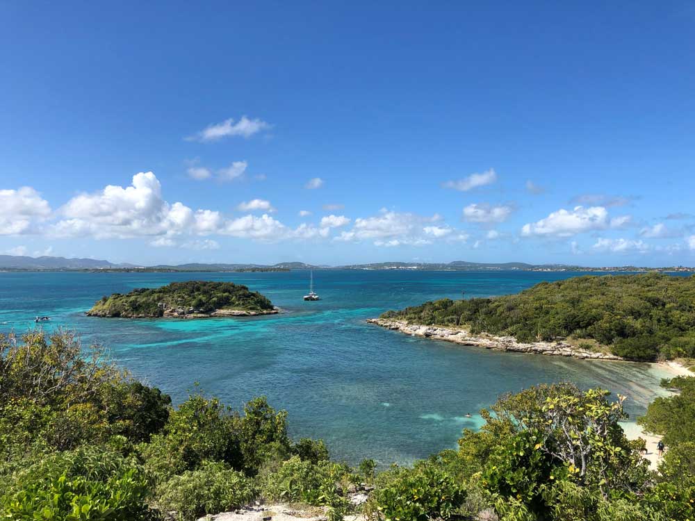 Views from a hike during our boat trip Antigua