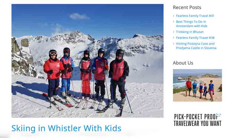 Go Live Young Skiing in Whistler with Kids