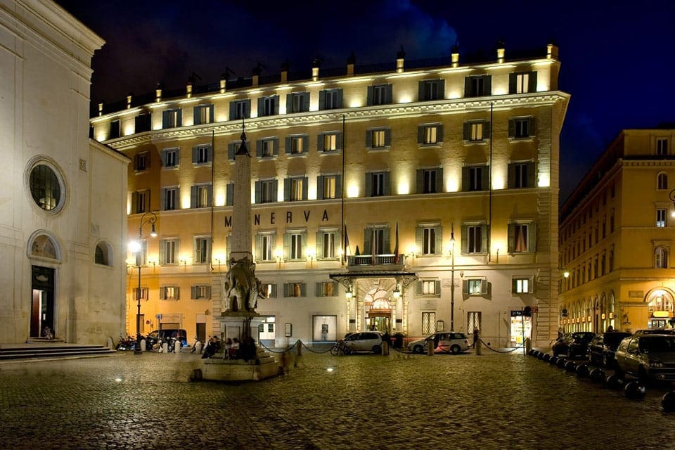 Grand Hotel De La 
Minerve in Rome, Italy. 
