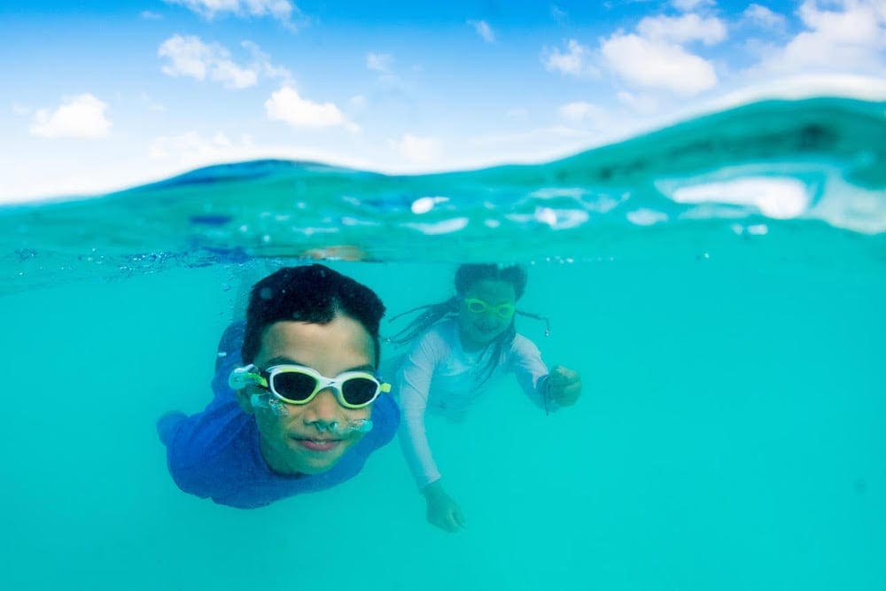 Photo: Swimming in Turks and Caicos by Vivian Yip