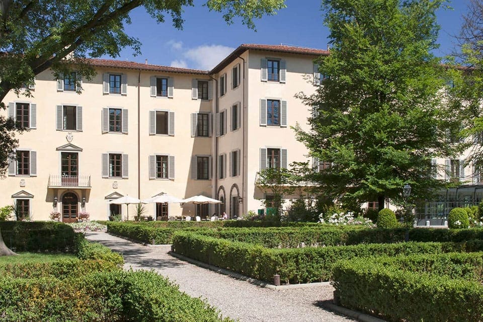 A view of the exterior of the Four Seasons Hotel Firenze