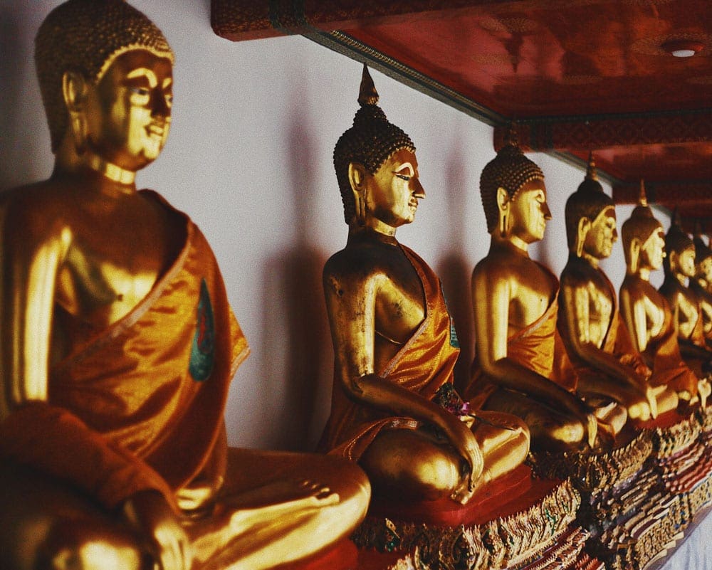 Buddhist Temples in Bangkok,  Thailand, one of the best stops on our virtual travel from home to Bangkok.