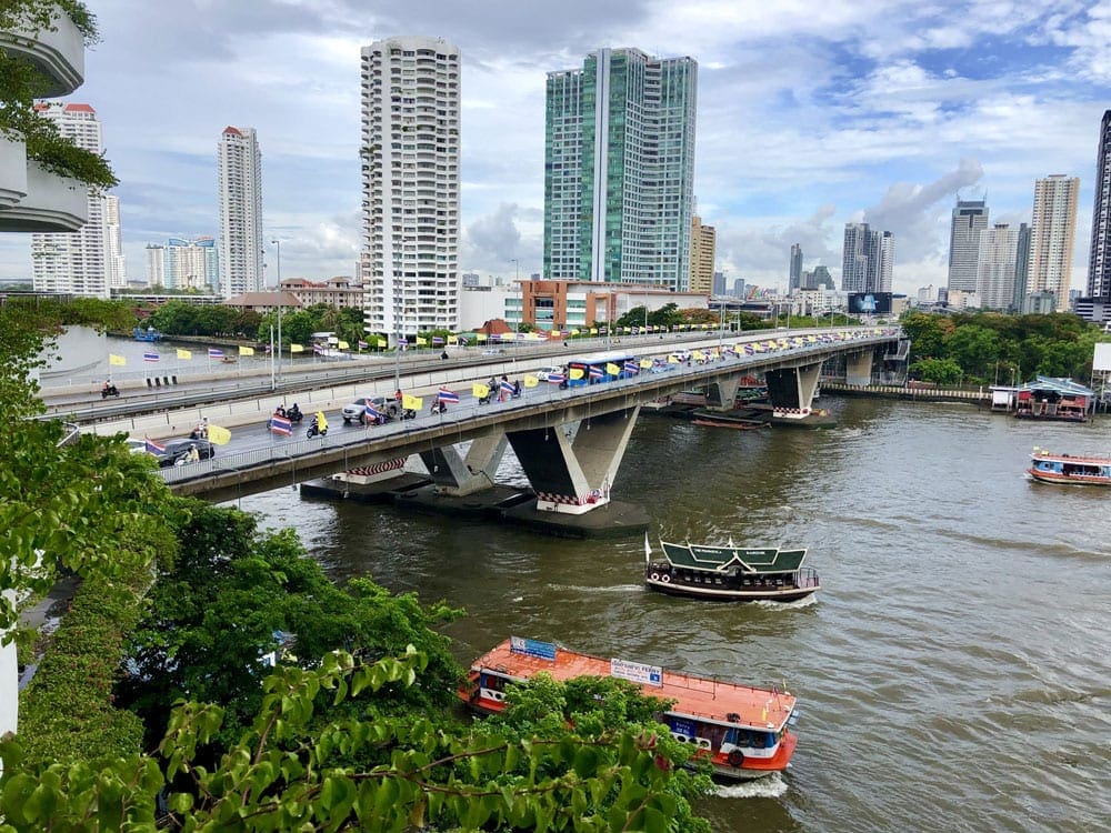 A view of Bangkok on our virtual travel from home to Bangkok.