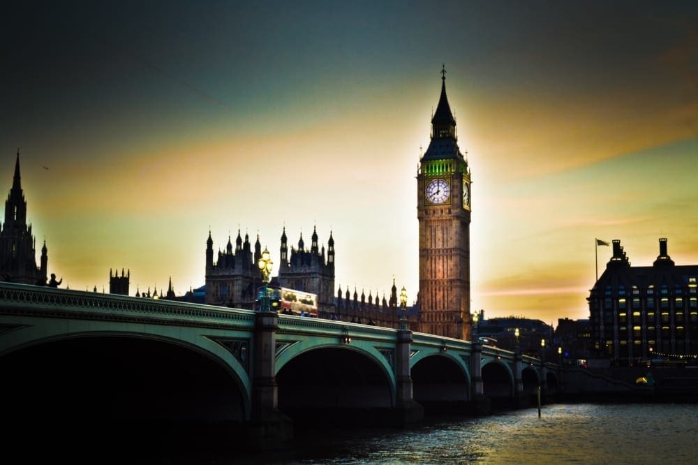 Virtual museums are one of the best ways to  is one of the best ways to seek Virtual Travel from Home to London. A view of Big Ben and Parliment across from a bridge in London.