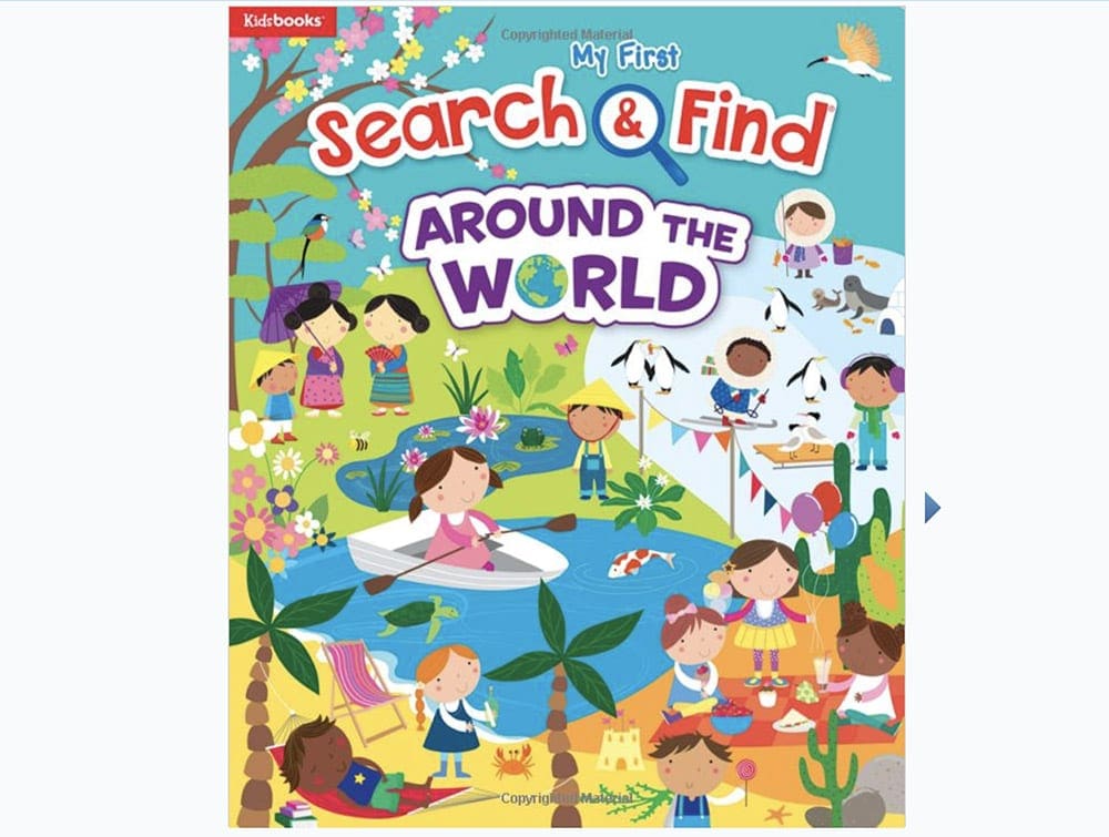 Search & Find Books for Toddlers, featuring the Around the World edition.