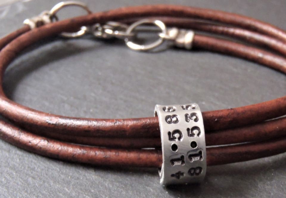 Brown color travel bracelet