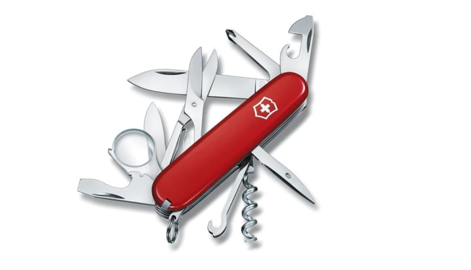 Engraved Swiss Army Knife, one of the best family travel gifts of the year for men.