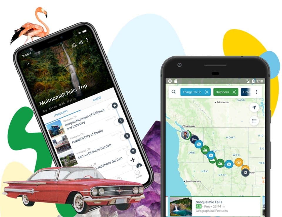 road trip planning app reddit