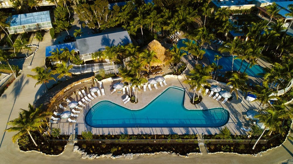 The pool at Cheeca Lodge & Spa, Islamorada, one of the best family hotels in Key West and the Florida Keys