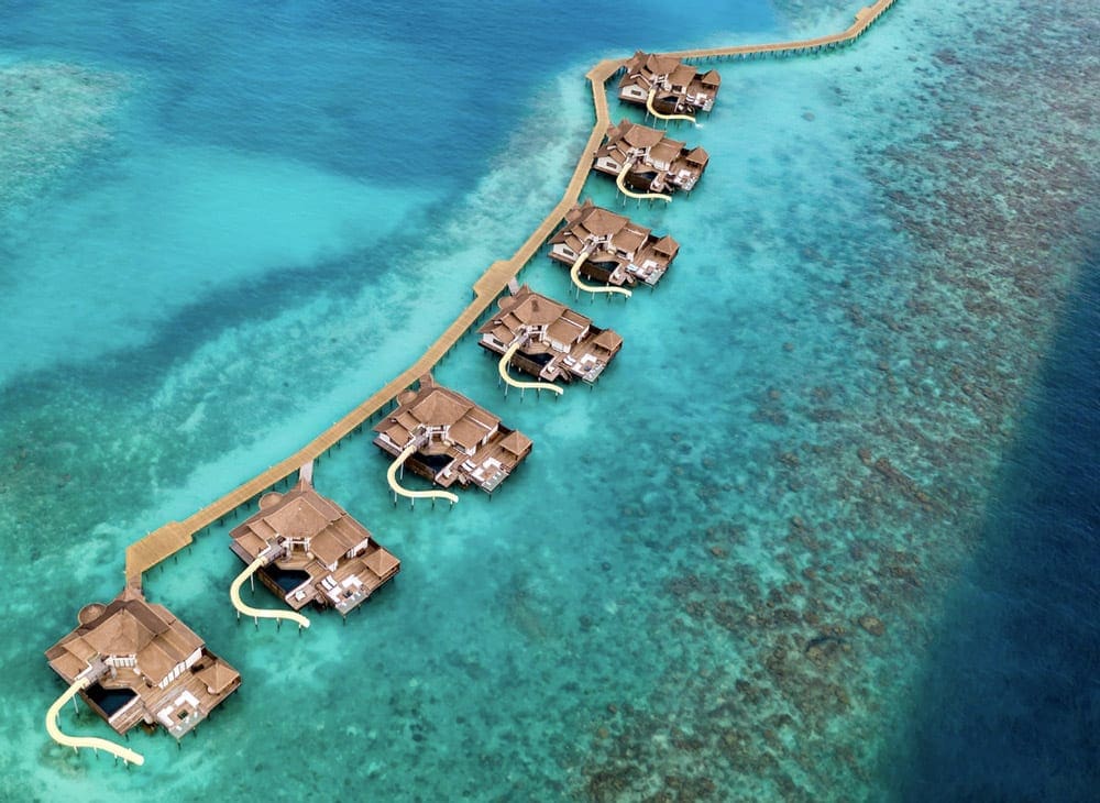 Bungalow style rooms with ocean access at Ozen Reserve Bolifushi in the Maldives.
