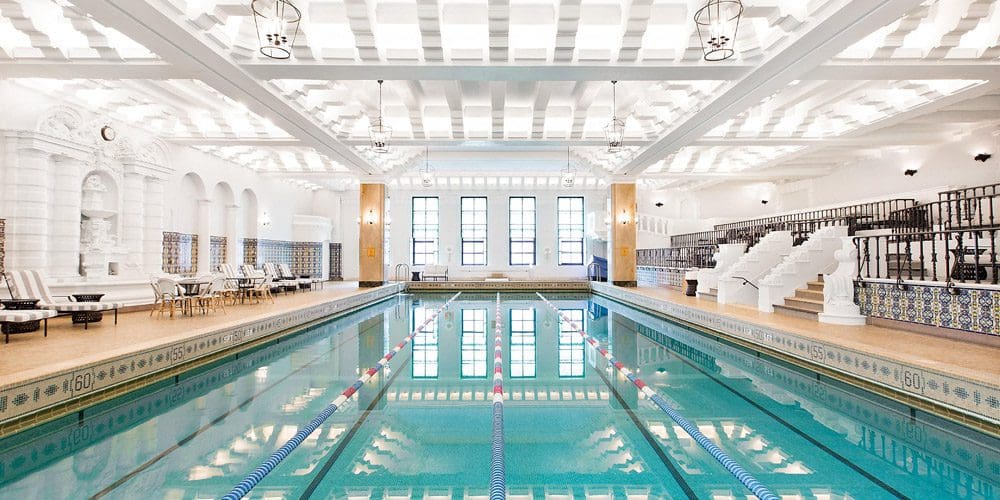 Photo of the indoor Junior Olympic Swimming Pool at the The InterContinental Chicago Magnificent Mile, An IHG Hotel, one of the best family hotels in Chicago.