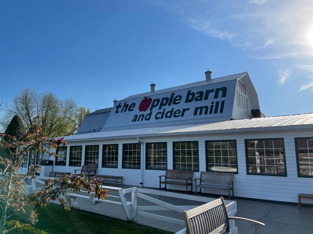 A view of the Applewood Farmhouse and Cider Mill, one of the best things in a family itinerary for Gatlinburg Pigeon-Forge.
