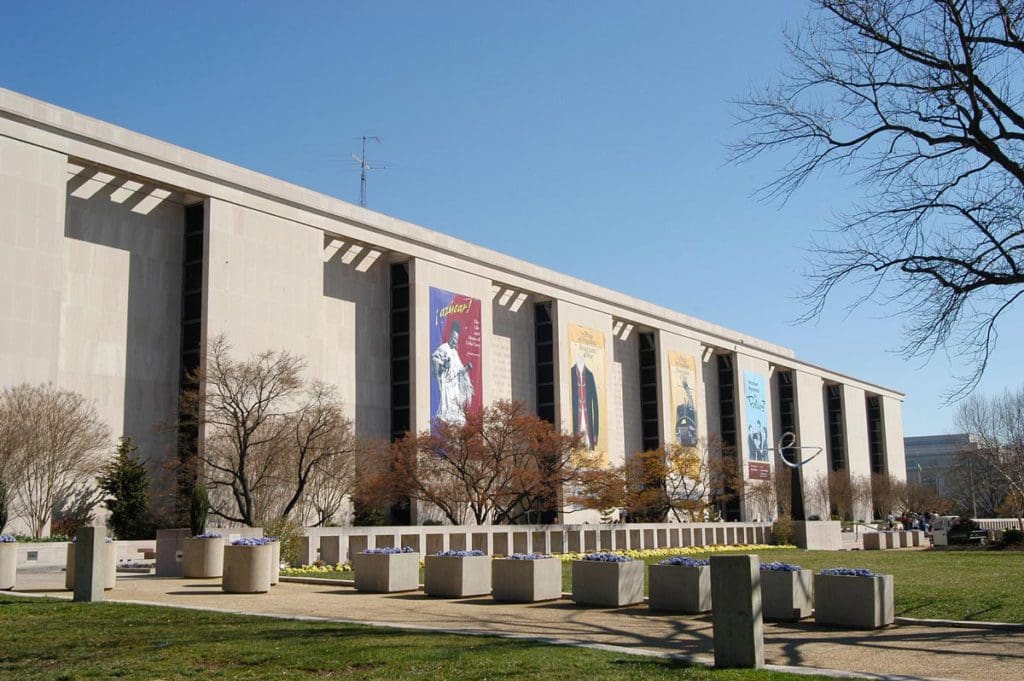 A view of the National Museum of American History in Washington DC.