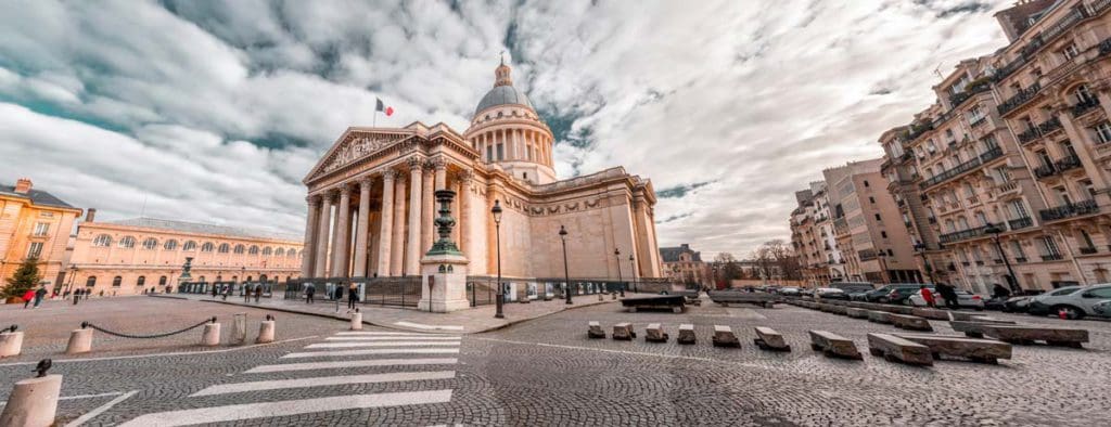 The Pantheon in the 5th Arrondissement of Paris.