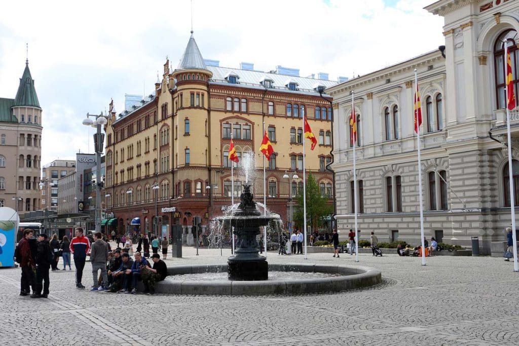The exterior piazza of Tampere.