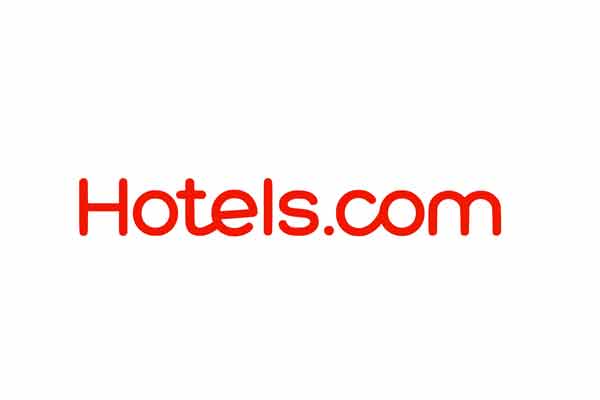 The logo for Hotels.com.