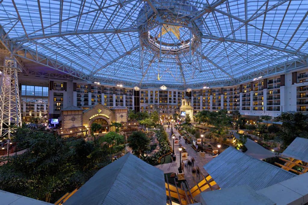 The atrium of the Photo Courtesy: Gaylord Texan Resort & Convention Center.