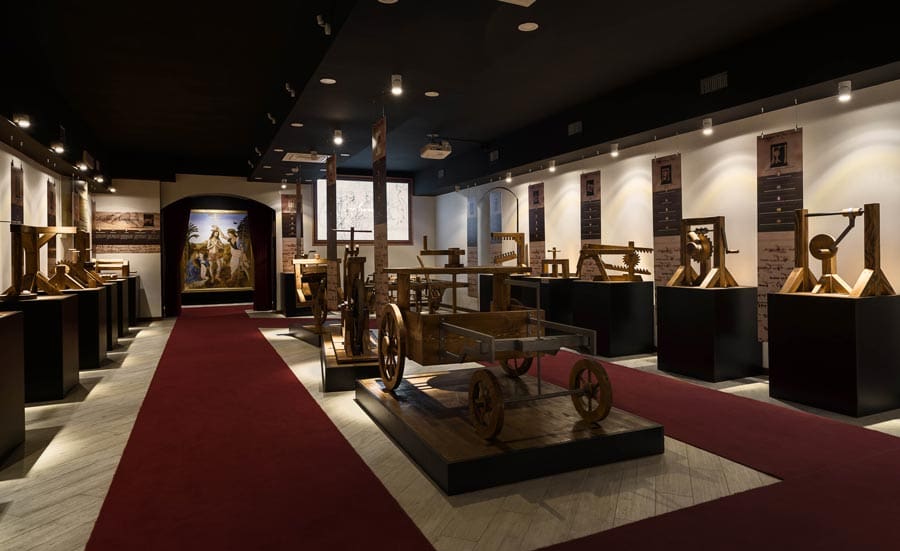 Inside one of the exhibits at Museum Leonardo Da Vinci Experience.