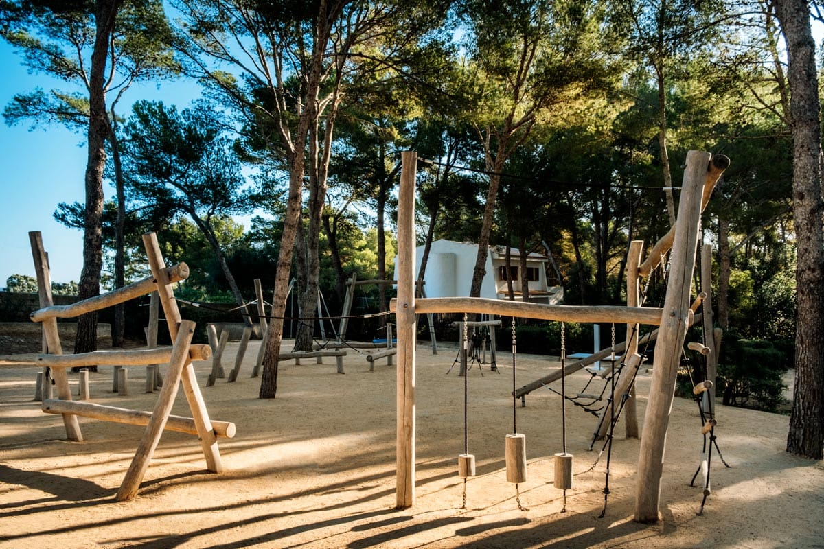 The nature-themed playground at Iberostar® Pinos Park.
