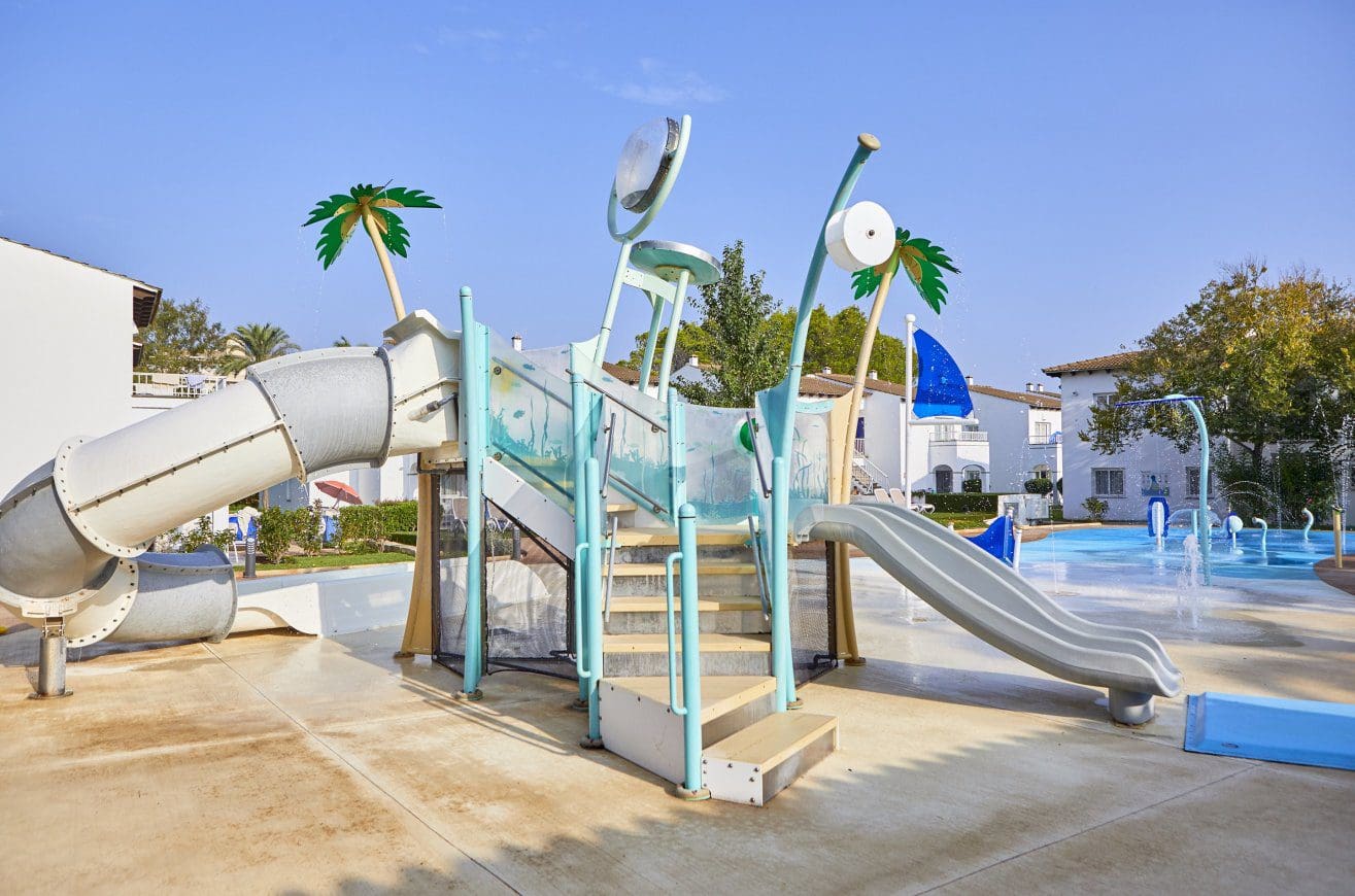 The water playground at Sea Club Alcudia Mediterranean.
