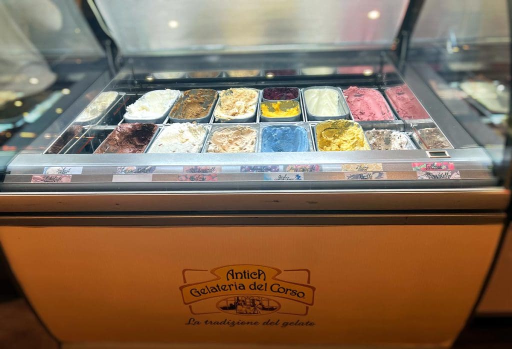 The on-site gelato served at Hotel Mooshaus, just one of the many reasons why families adore Hotel Mooshaus for a family ski vacation in Austria.