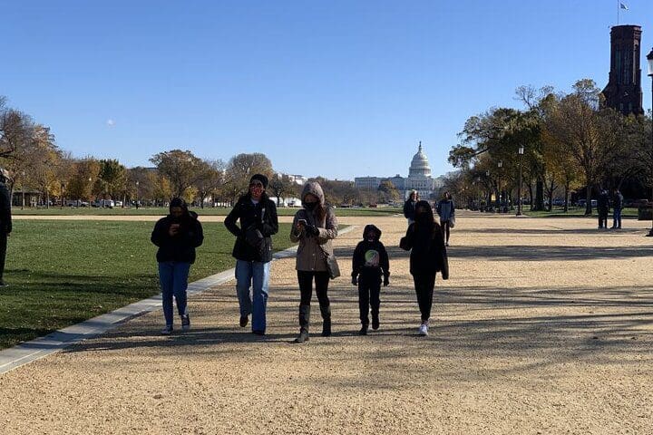 A family explores Washington DC on the African American History Tour with Museum Admission tour.