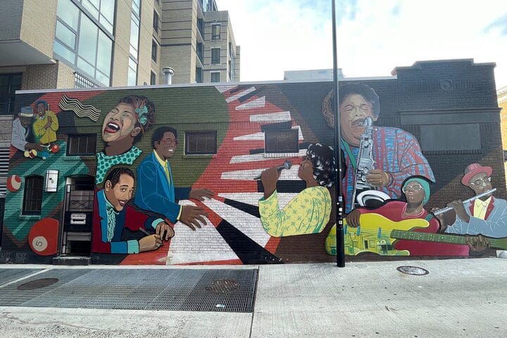 A mural as seen on the Washington DC: African American History Museum and Culture Private Tour.