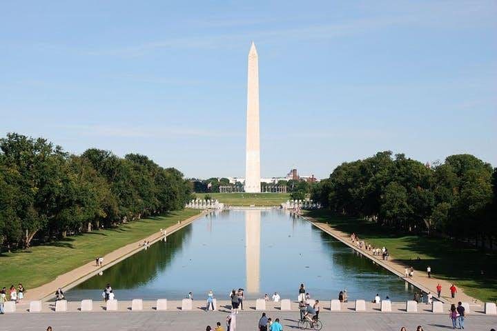 The Washington Monument, as seen on the Washington DC Morning Monuments Guided Sightseeing Tour with 8+ Stops.