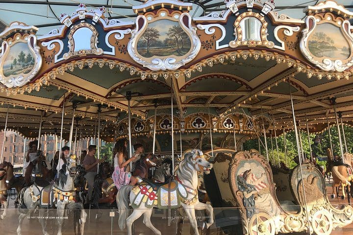 A carousel in NYC, as experienced on the The Best of Brooklyn Walking Tour: "The Brooklyn Revolution!".