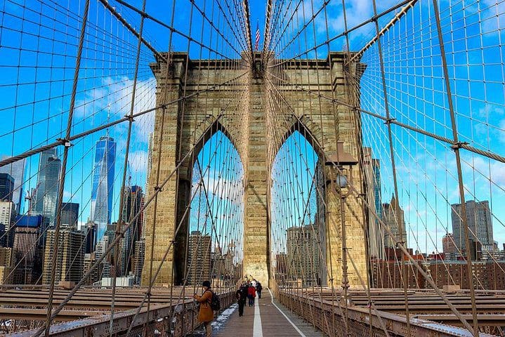 The Brooklyn Bridge, as seen on the The Best of Brooklyn Walking Tour: "The Brooklyn Revolution!".