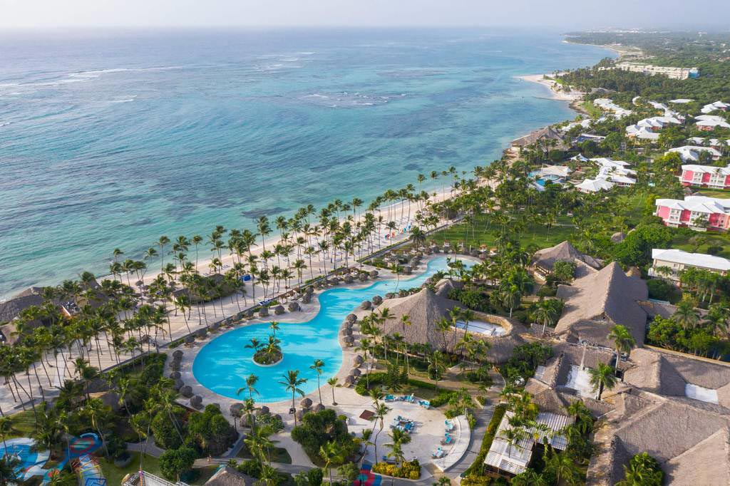 An aerial view of the property at Club Med Punta Cana, one of the best resorts in the Dominican Republic for families!