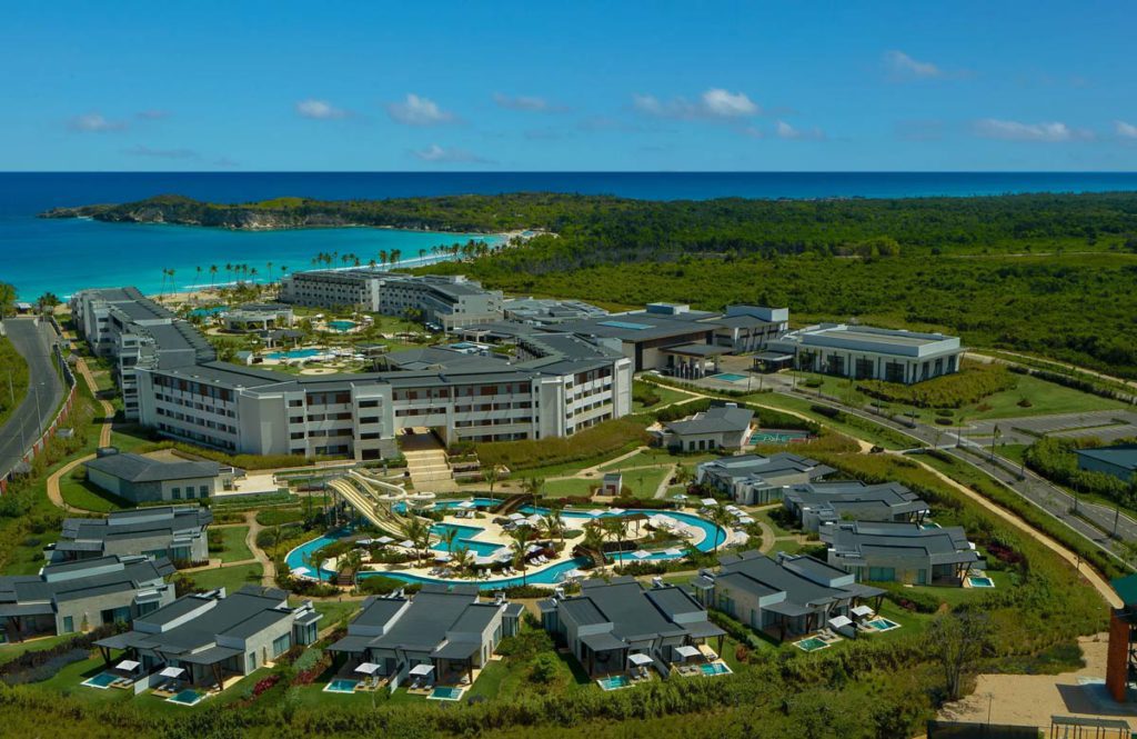 A view of the property at Dreams Macao Beach Punta Cana, one of the best resorts in the Dominican Republic for families!
