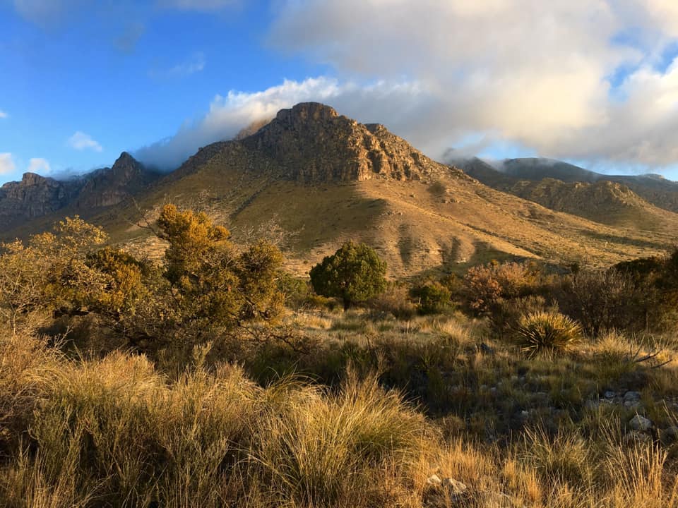 A view of the mountains in Guadalupe Mountains National Park, one of the best places to visit in Texas with kids. 