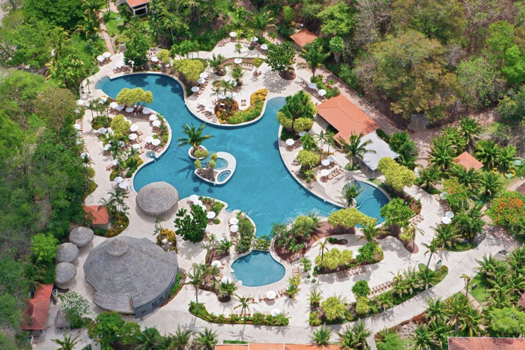 An aerial view of The Westin Reserva in Costa Rica.