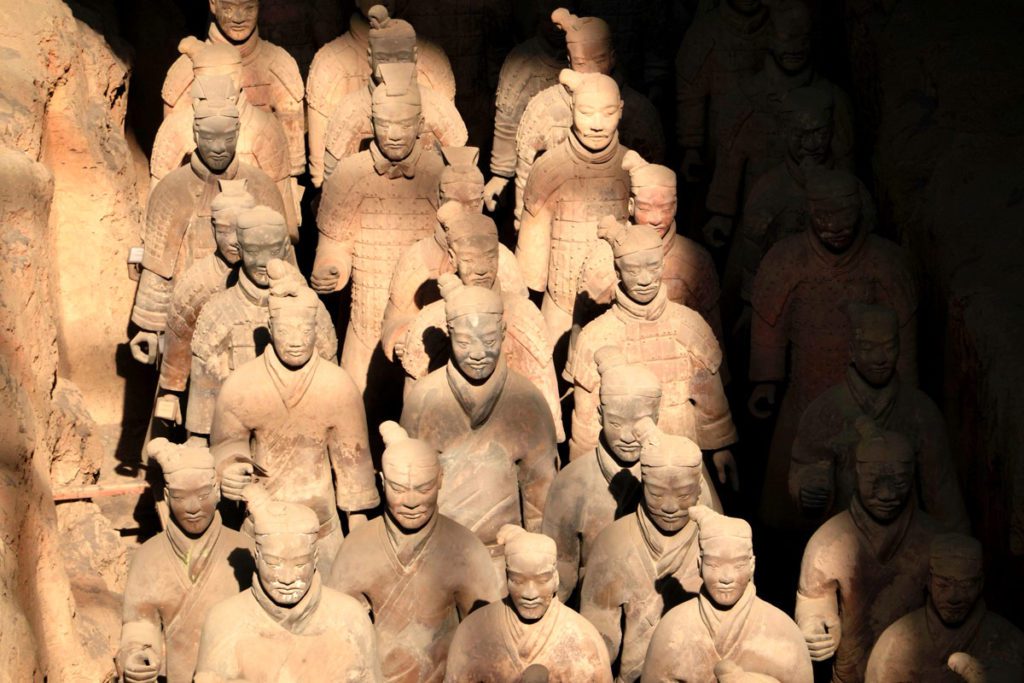 The Terracotta Warriors Museum in Xian, one of the best places to visit in China with kids. 